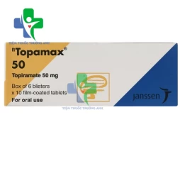 Topamax 50mg Cilag - Thuốc điều trị động kinh cục bộ