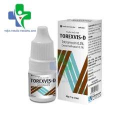 Torexvis D GN Pharma - Điều trị nhiễm trùng bên ngoài nhãn cầu và các phần phụ của mắt (10 hộp)