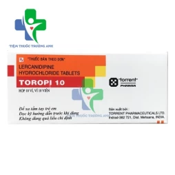 Toropi 10 Torrent - Thuốc kháng sinh điều trị tăng huyết áp hiệu quả của Ấn Độ