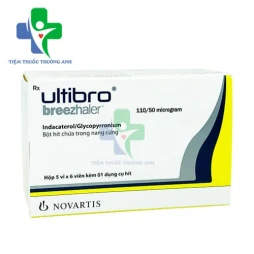Ultibro Breezhaler - Thuốc điều trị bệnh phổi tắc nghẽn mạn tính