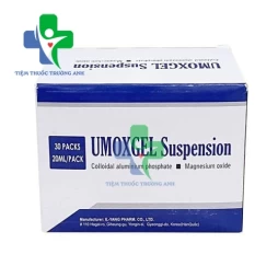 Umoxgel Suspension - Thuốc điều trị trường hợp dạ dày tiết acid dịch vị quá nhiều