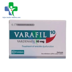 Varafil 10 BV Pharma - Thuốc điều trị rối loạn cương dương