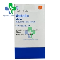 Thuốc xịt Ventolin inhaler - Điều trị hen phế quản hiệu quả của Tây Ban Nha