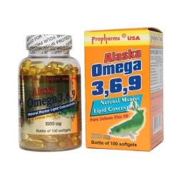 Viên Dầu Cá Omega 3,6,9 Alaska 1000Mg 100 Viên