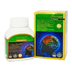 Viên uống bổ não Vitatree Ginkgo Pluts  Q10, Lọ 60 viên