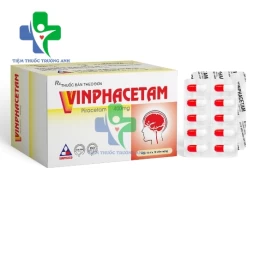 Vinphacetam 400mg Vinphaco - Thuốc điều trị thiếu máu não 