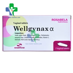 Wellgynax Alpha (Wellgynax α) Hadiphar - Hỗ trợ điều trị viêm âm đạo