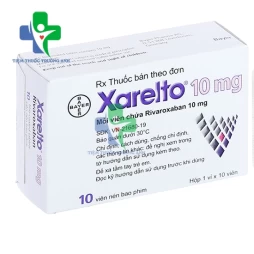 Xarelto 10mg Bayer - Thuốc phòng ngừa thuyên tắc huyết khối tĩnh mạch