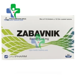 Zabavnik 10mg Davipharm - Điều trị co thắt cơ chủ động