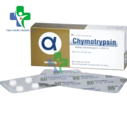 α-Chymotrypsin 4200IU Bidiphar (Alpha-Chymotrypsin) - Hỗ trợ giảm phù nề
